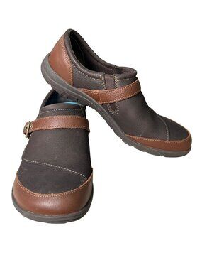 Merrell Dassie Performance Shoes Women's 10 Brown Leather Comfort Slip-On Casual